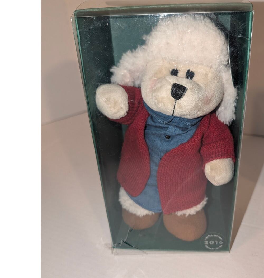 Starbucks Limited Edition 2016 Bearista Girl Bear Red Sweater Tags